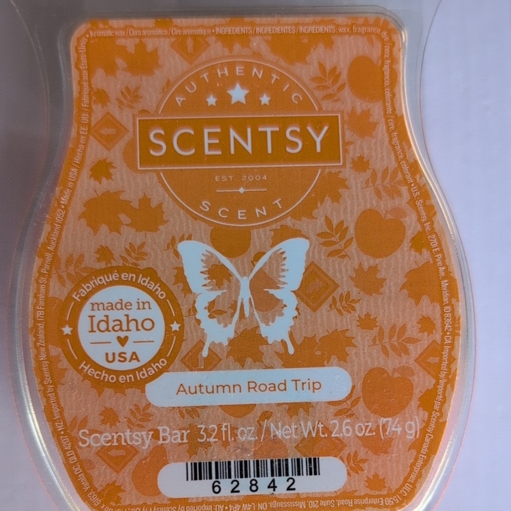 Autumn Road Trip Scent Bar - Warm Orange